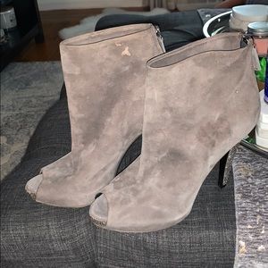 Open toe booties!